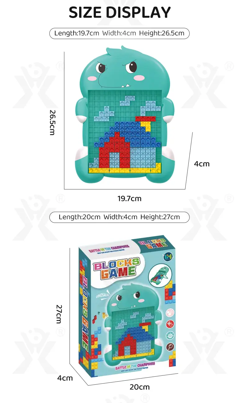 Pixel Art Puzzle Board Toy (TB-4023444) — illustrated product details, panel 7