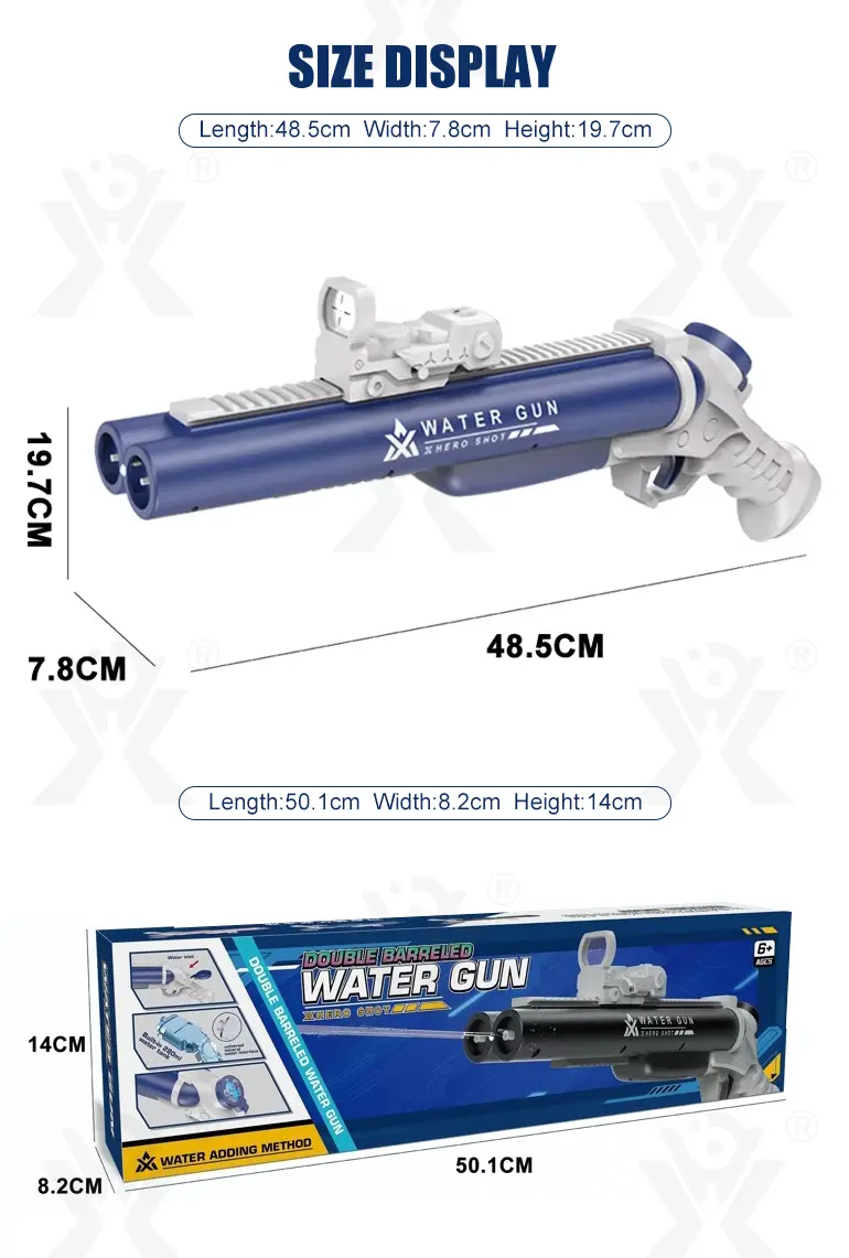 Double-Barrel Electric Water Gun (TB-4339887) — illustrated product details, panel 9