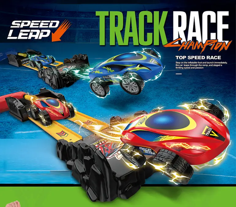 Ejection Car Toy with Stomp-Powered (TB-4277482) — illustrated product details, panel 1