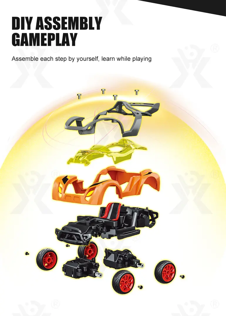 DIY Racing Car, Disassembly DIY Toy (TB-4030752) — illustrated product details, panel 3