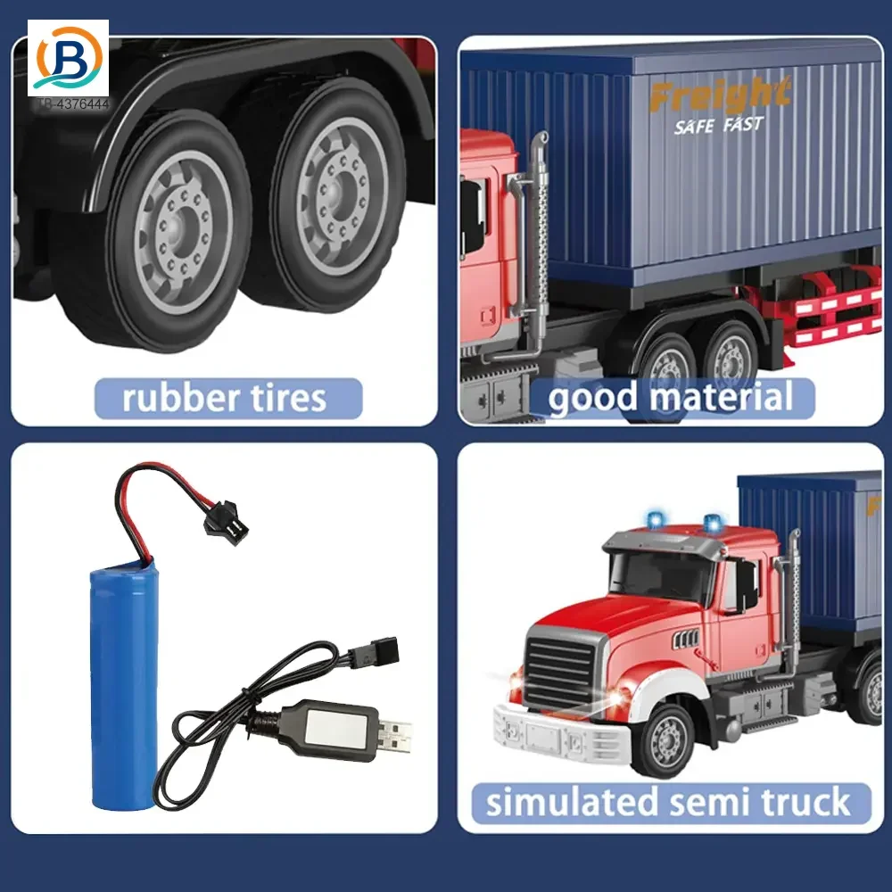 1:24 RC Trailer Car, Semi Truck Toy (TB-4376444) — product photograph 4