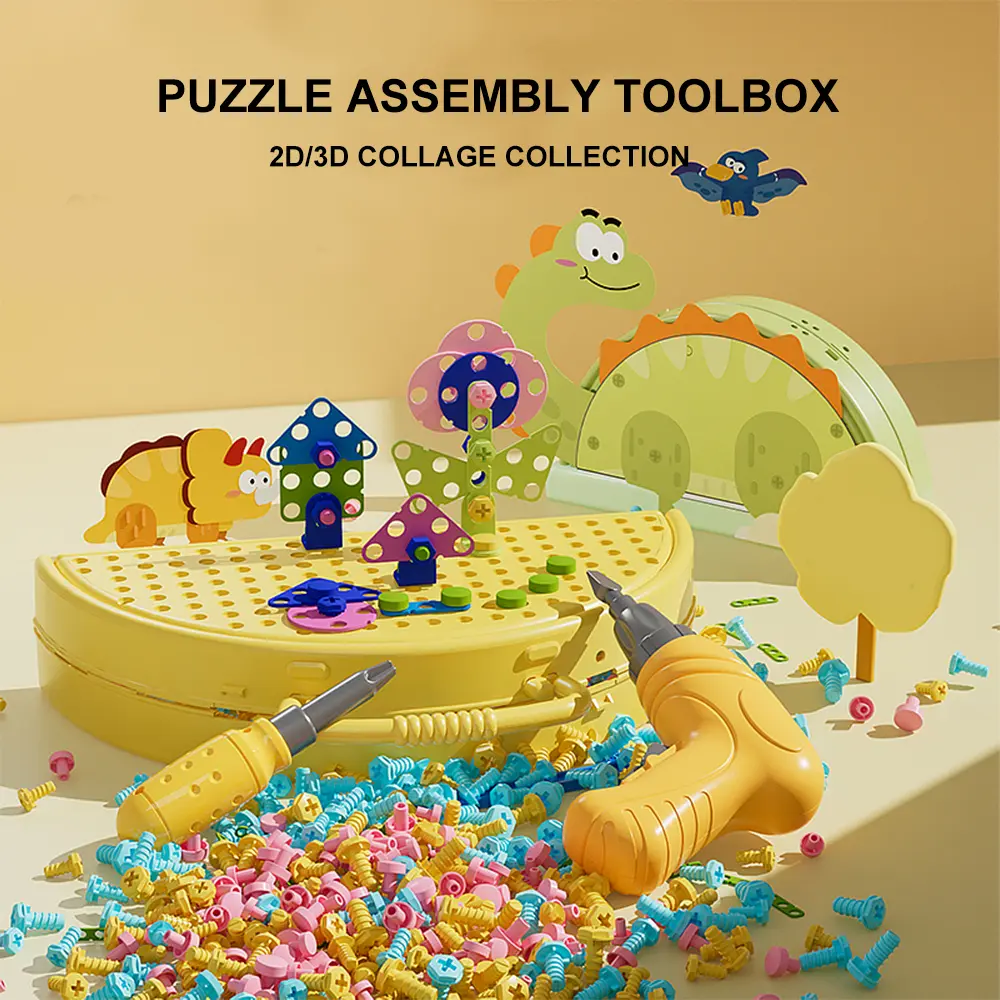Magic Montessori Play, Screw Toolbox Toy -3 Year Old Educational Toys (TB-4225840) — product photograph 1