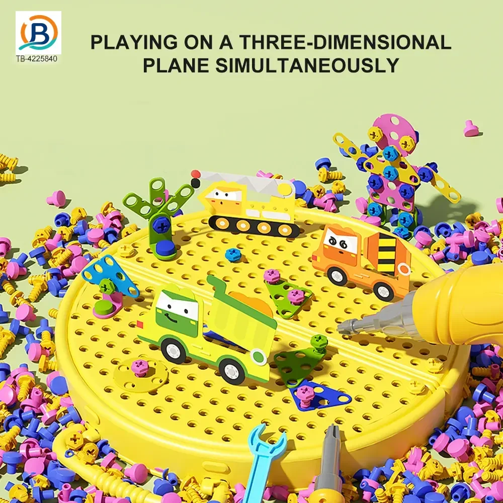 Magic Montessori Play, Screw Toolbox Toy -3 Year Old Educational Toys (TB-4225840) — product photograph 3