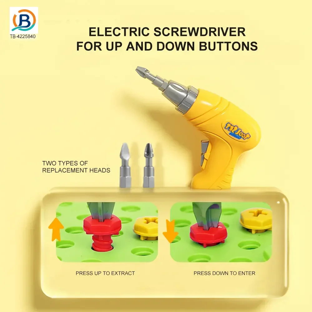 Magic Montessori Play, Screw Toolbox Toy -3 Year Old Educational Toys (TB-4225840) — product photograph 4