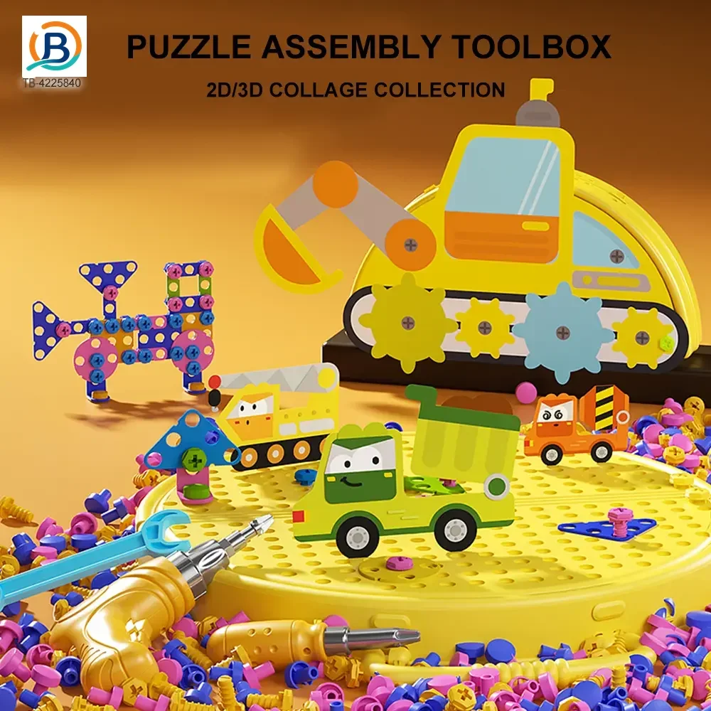 Magic Montessori Play, Screw Toolbox Toy -3 Year Old Educational Toys (TB-4225840) — product photograph 5