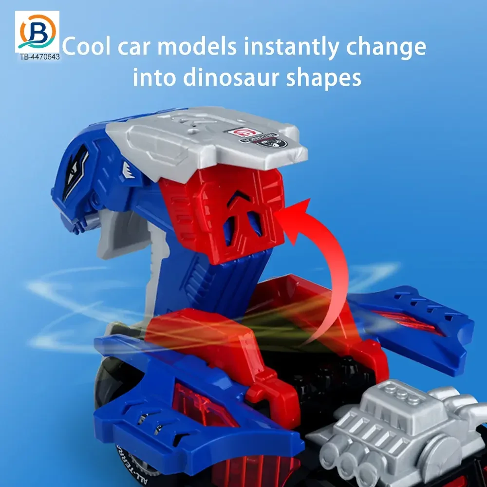 Dinosaur Engineering Car Toy, Deformation Dinosaur Robot Car Toy (TB-4470643) — product photograph 6