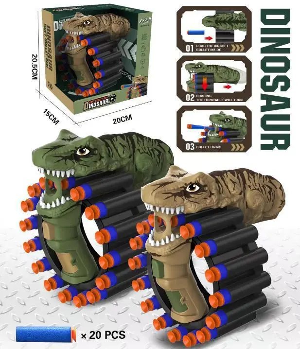 Soft Bullet Gun Toy with Dinosaur Shape (TB-3992396) — product photograph 1