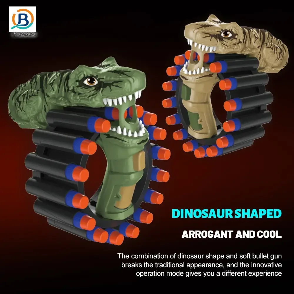 Soft Bullet Gun Toy with Dinosaur Shape (TB-3992396) — product photograph 4