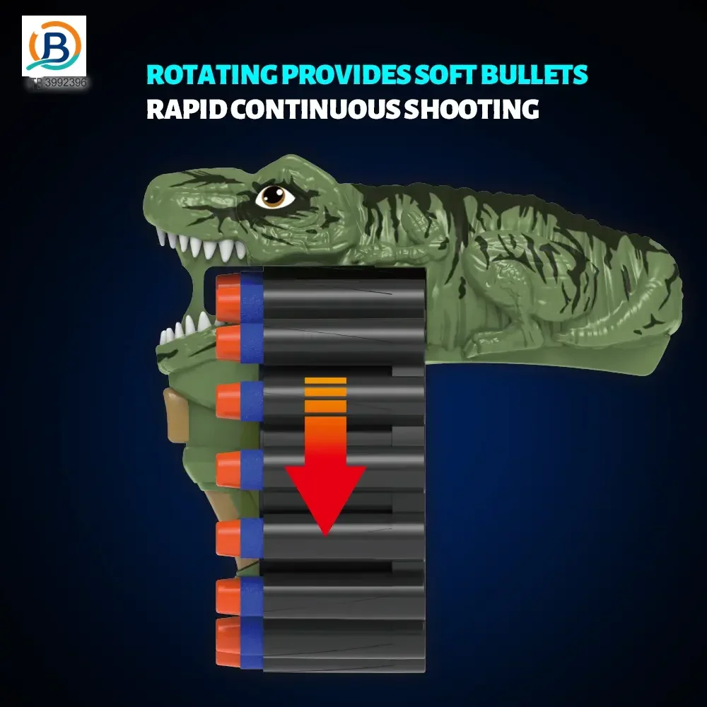 Soft Bullet Gun Toy with Dinosaur Shape (TB-3992396) — product photograph 5