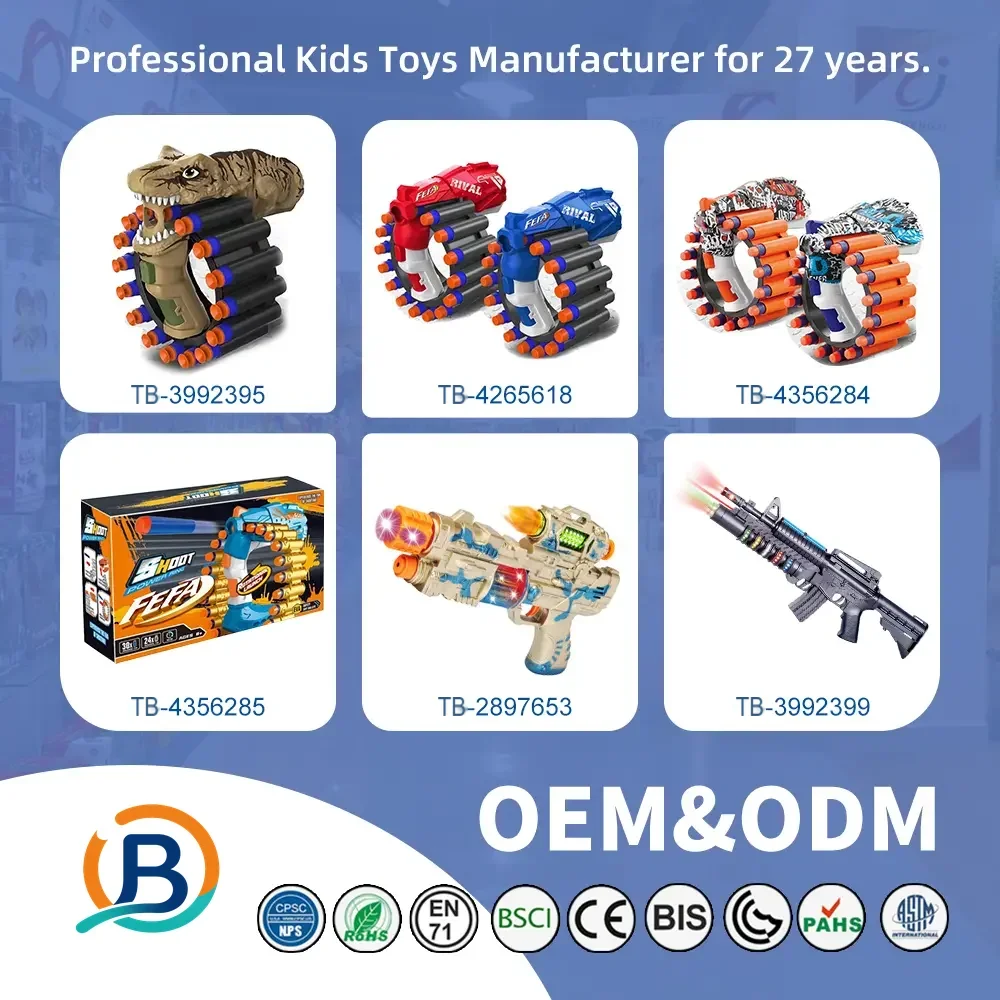 Soft Bullet Gun Toy with Dinosaur Shape (TB-3992396) — product photograph 9