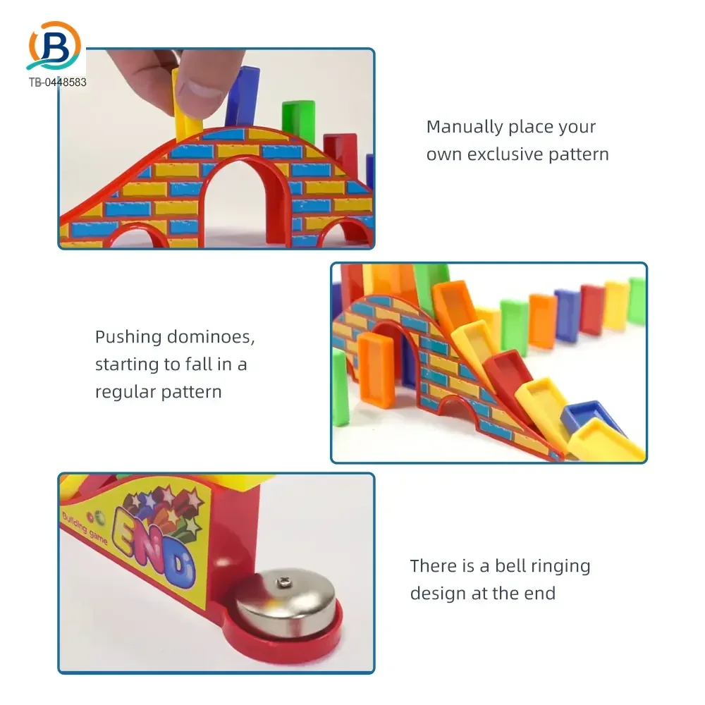 Domino Set Toy, Domino Kit -Educational Toys For Infant (TB-0448583) — product photograph 5