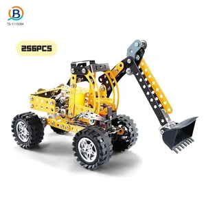 Wholesale STEM Building Project Toys, DIY Alloy Excavator Toy – Bulk Educational Toy Supply