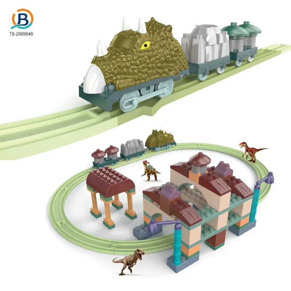 Dinosaur Rail Car Toys- Chenghai Toys Wholesale Market (TB-2889648) — product photograph 2