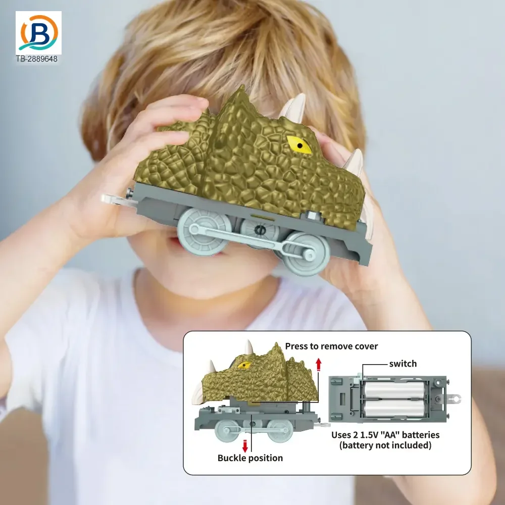 Dinosaur Rail Car Toys- Chenghai Toys Wholesale Market (TB-2889648) — product photograph 3