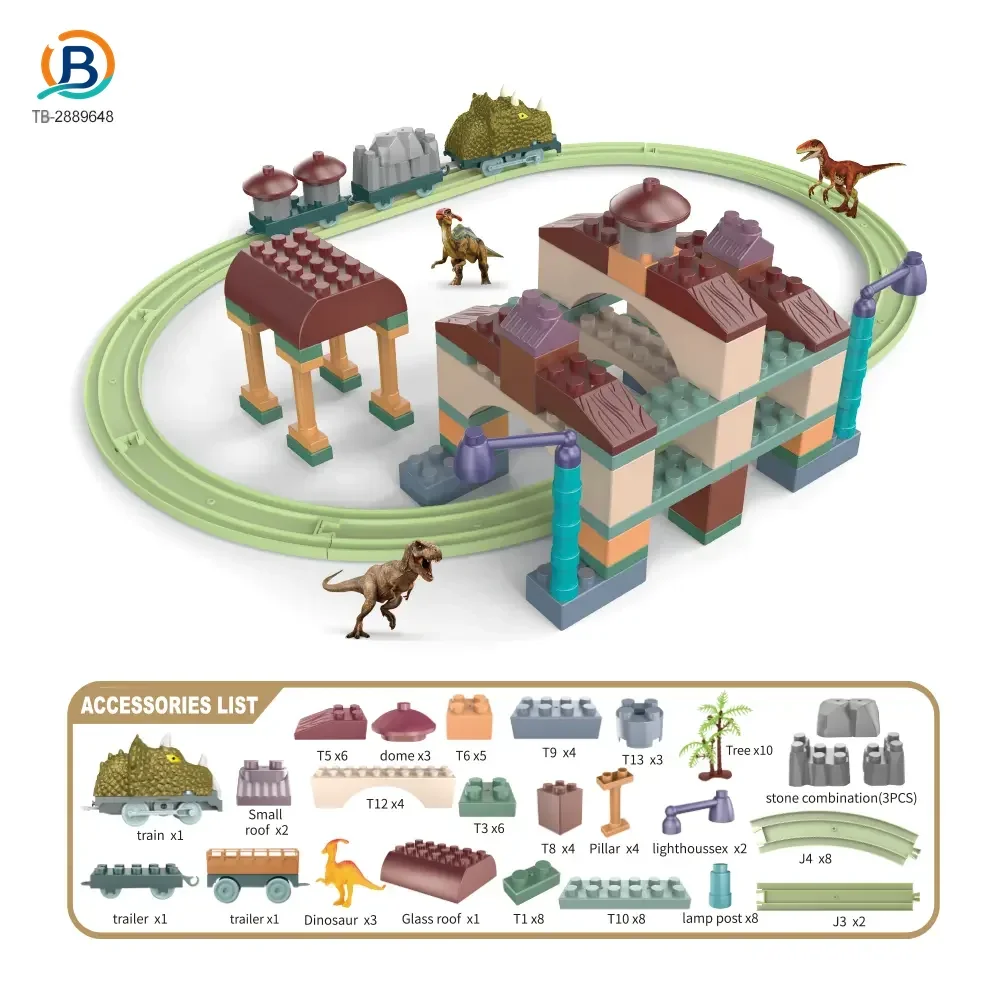 Dinosaur Rail Car Toys- Chenghai Toys Wholesale Market (TB-2889648) — product photograph 4