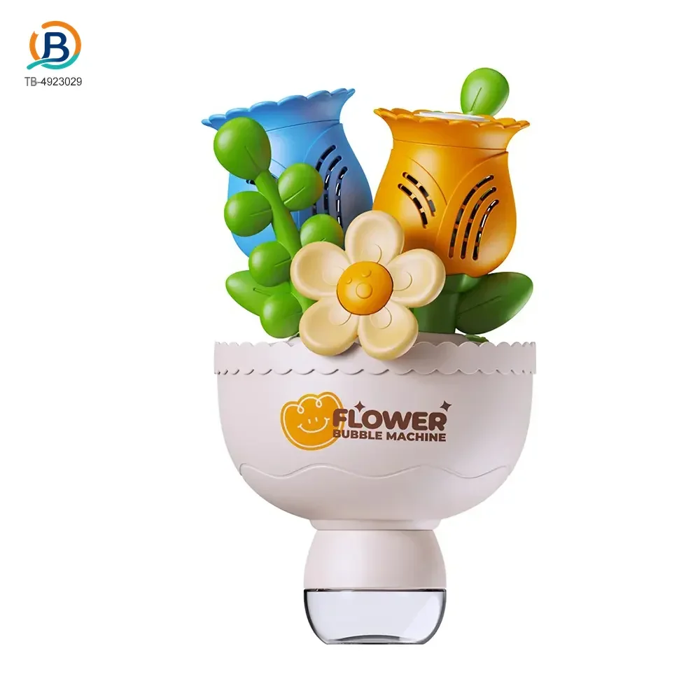 Electric Handheld Flower Bubble Machine Toy (TB-4923029) — product photograph 1