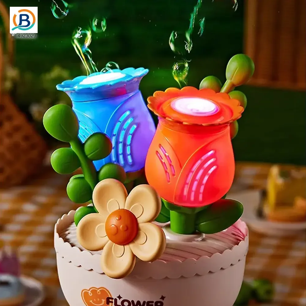 Electric Handheld Flower Bubble Machine Toy (TB-4923029) — product photograph 4