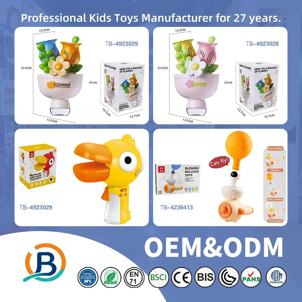 Electric Handheld Flower Bubble Machine Toy (TB-4923029) — product photograph 6