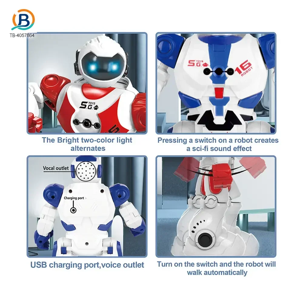 RC Robot Toys with Coding Sequence For Kids (TB-4057864) — product photograph 4