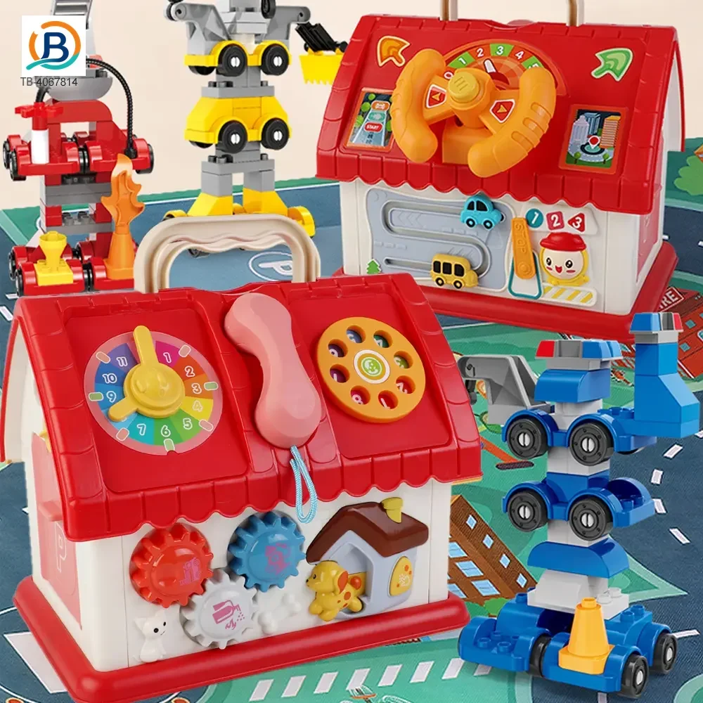 Playhouse Block Toy with Cars (TB-4067814) — product photograph 2