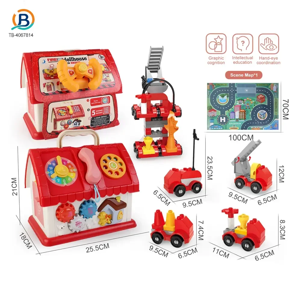 Playhouse Block Toy with Cars (TB-4067814) — product photograph 7