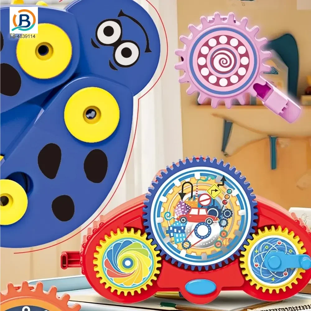 Kids Electric Rotating Gear Building Block Toy, 6 in 1 Educational Construction Toy Set (TB-4934208) — product photograph 3