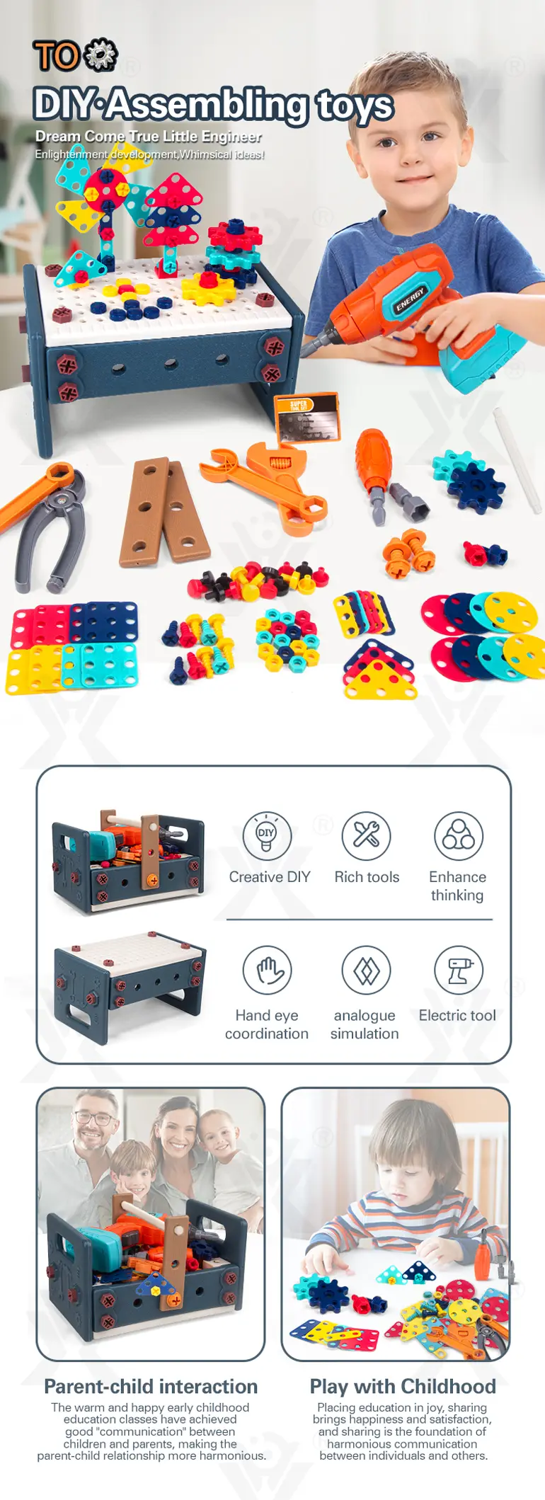 3D Screw Assembly Tool Box Toy (TB-4420941) — illustrated product details, panel 1