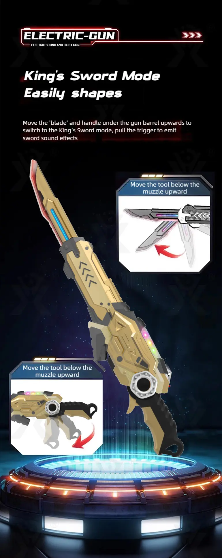 4-in-1 Multi-Functional Deformation Toy Guns (TB-5020347) — illustrated product details, panel 6