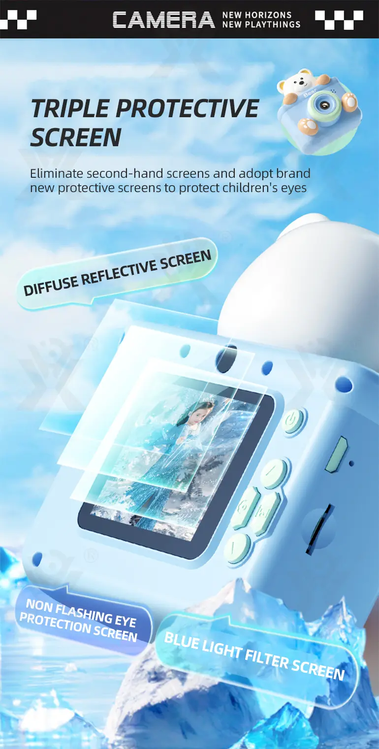 Kids Digital Cartoon Camera Toy (TB-44305919) — illustrated product details, panel 5