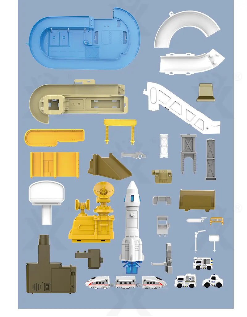 Space-Themed Track Toy Set (TB-4834526) — illustrated product details, panel 10
