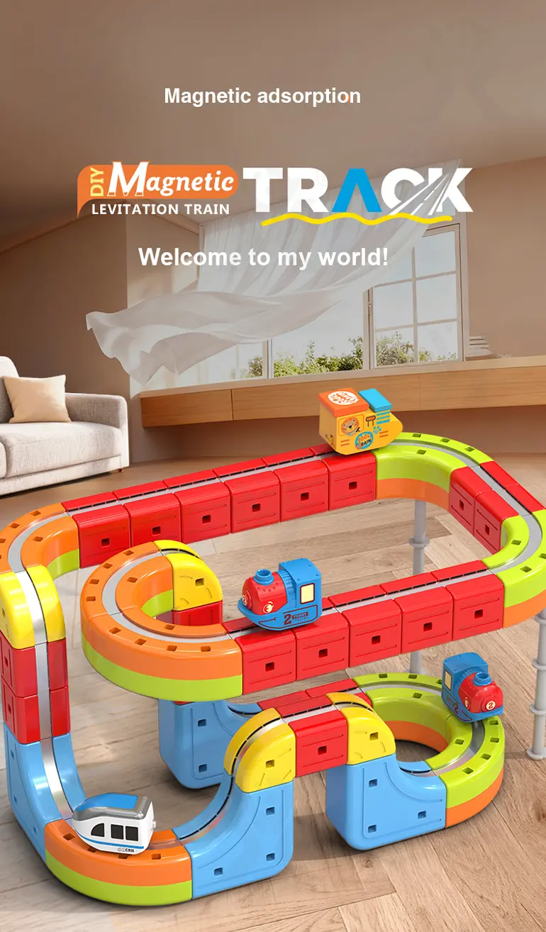 Magnetic Levitation Track Toy Set (TB-5109665) — illustrated product details, panel 1