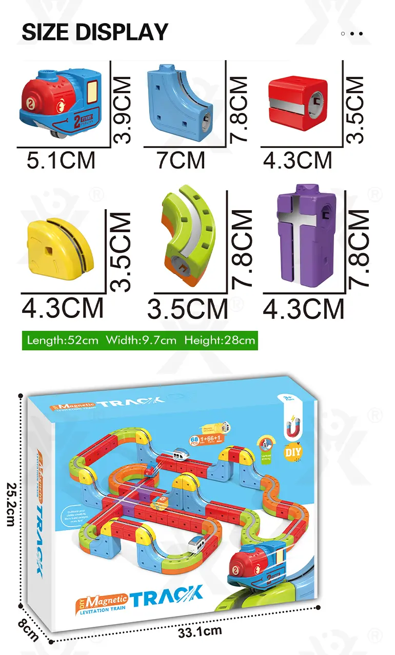 Magnetic Levitation Track Toy Set (TB-5109665) — illustrated product details, panel 10
