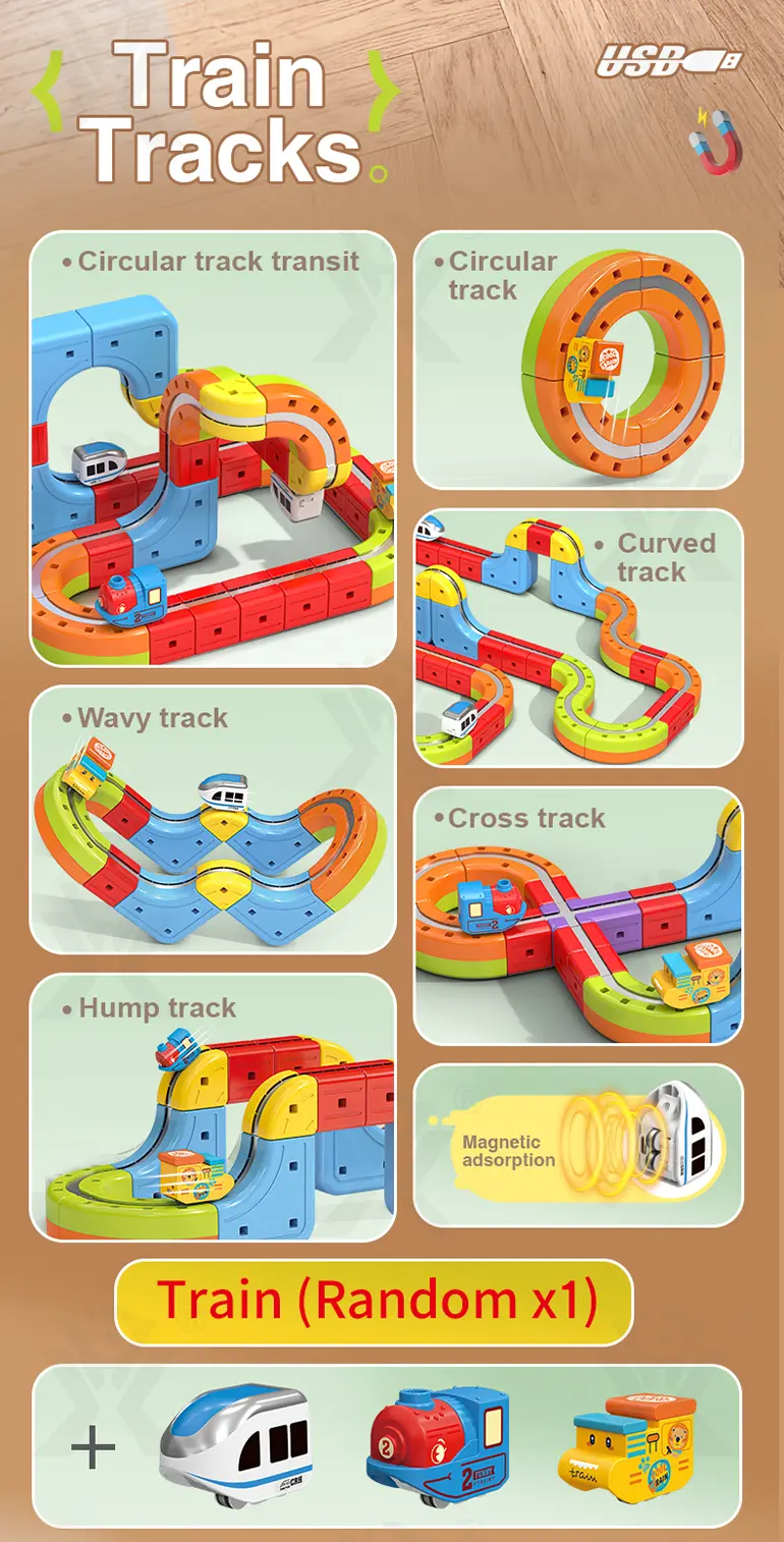 Magnetic Levitation Track Toy Set (TB-5109665) — illustrated product details, panel 2