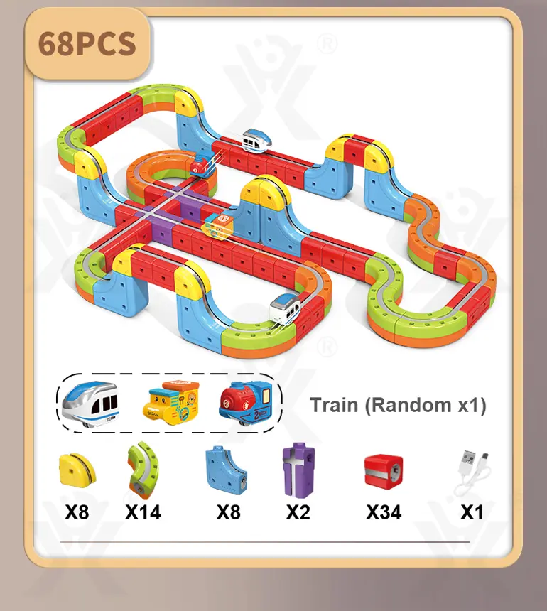 Magnetic Levitation Track Toy Set (TB-5109665) — illustrated product details, panel 8