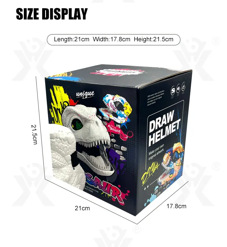 DIY Dinosaur Mask with Movable Jaw (TB-4934208) — illustrated product details, panel 8