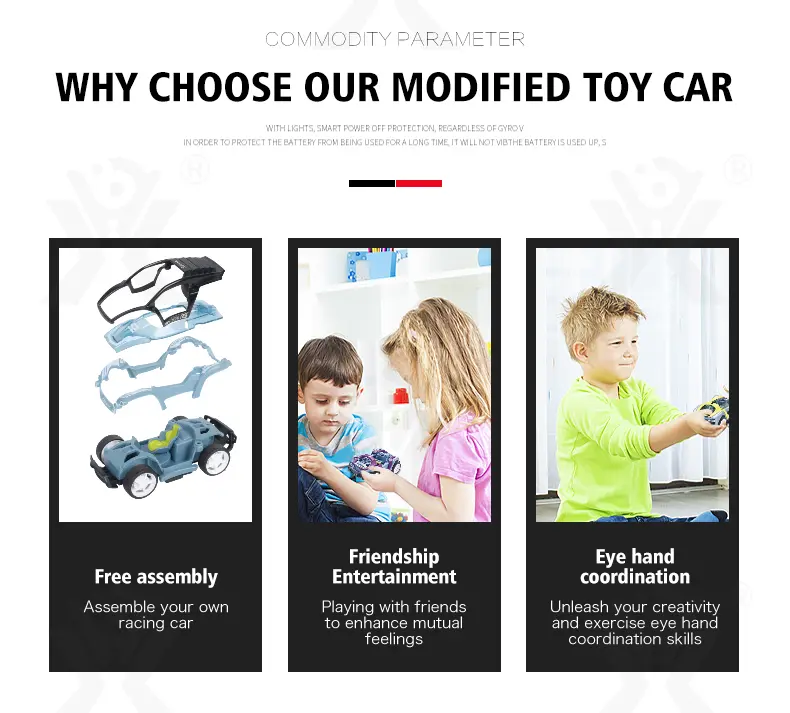 DIY Alloy Racing Car (TB-1525013) — illustrated product details, panel 2