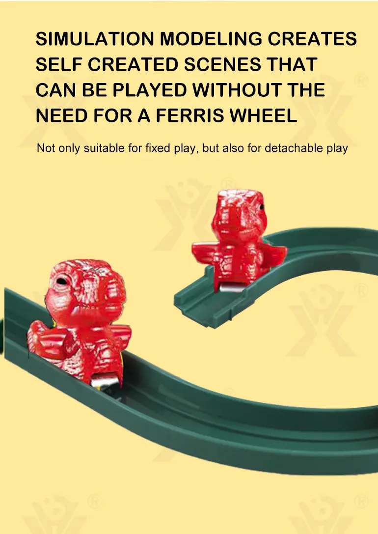 Dinosaur Slide Track Car Toys Set (TB-5020499) — illustrated product details, panel 9