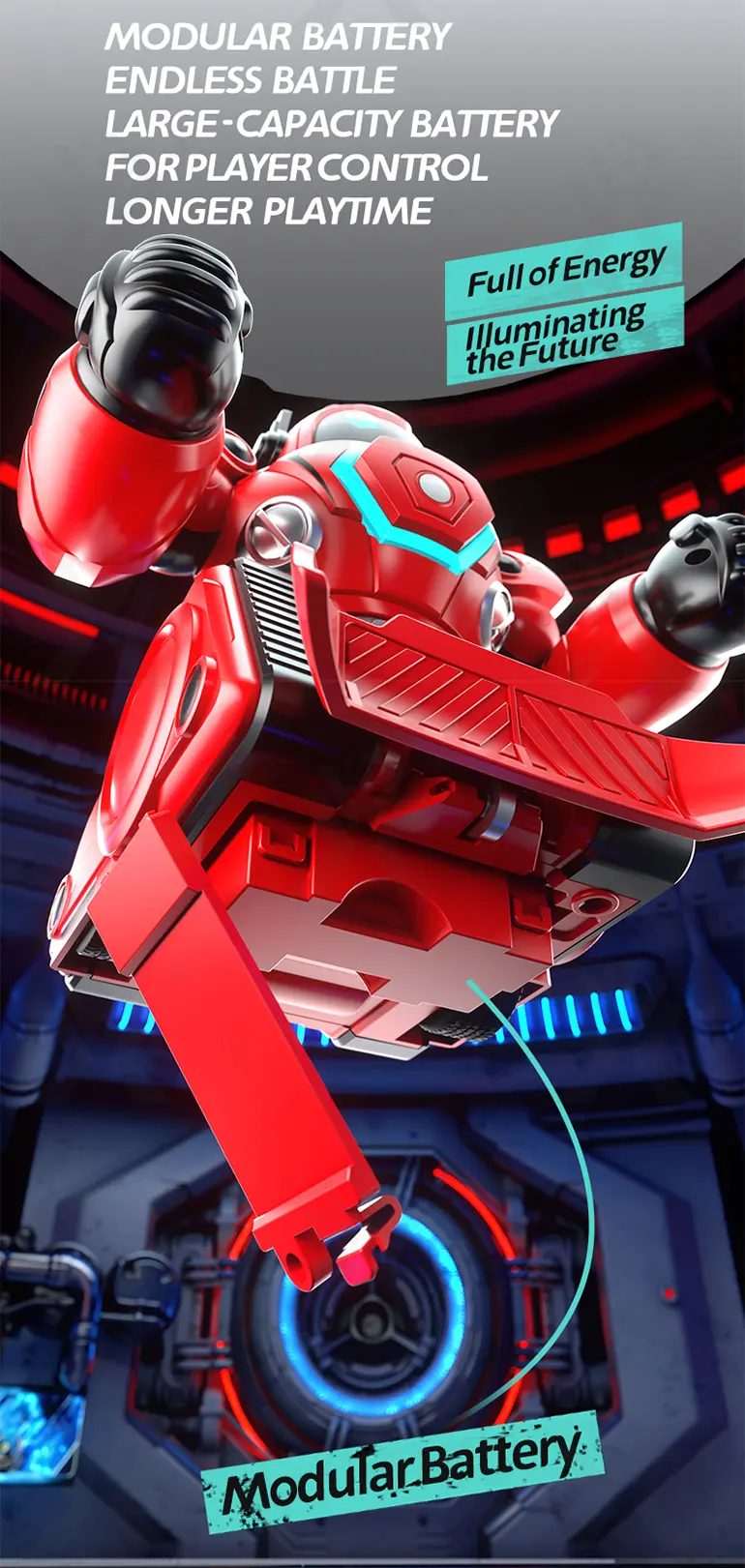 RC Fighting Robots Set (TB-4840726) — illustrated product details, panel 11