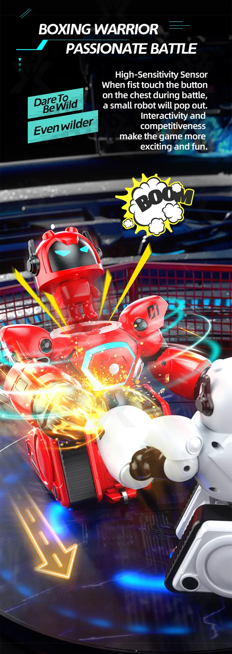 RC Fighting Robots Set (TB-4840726) — illustrated product details, panel 2