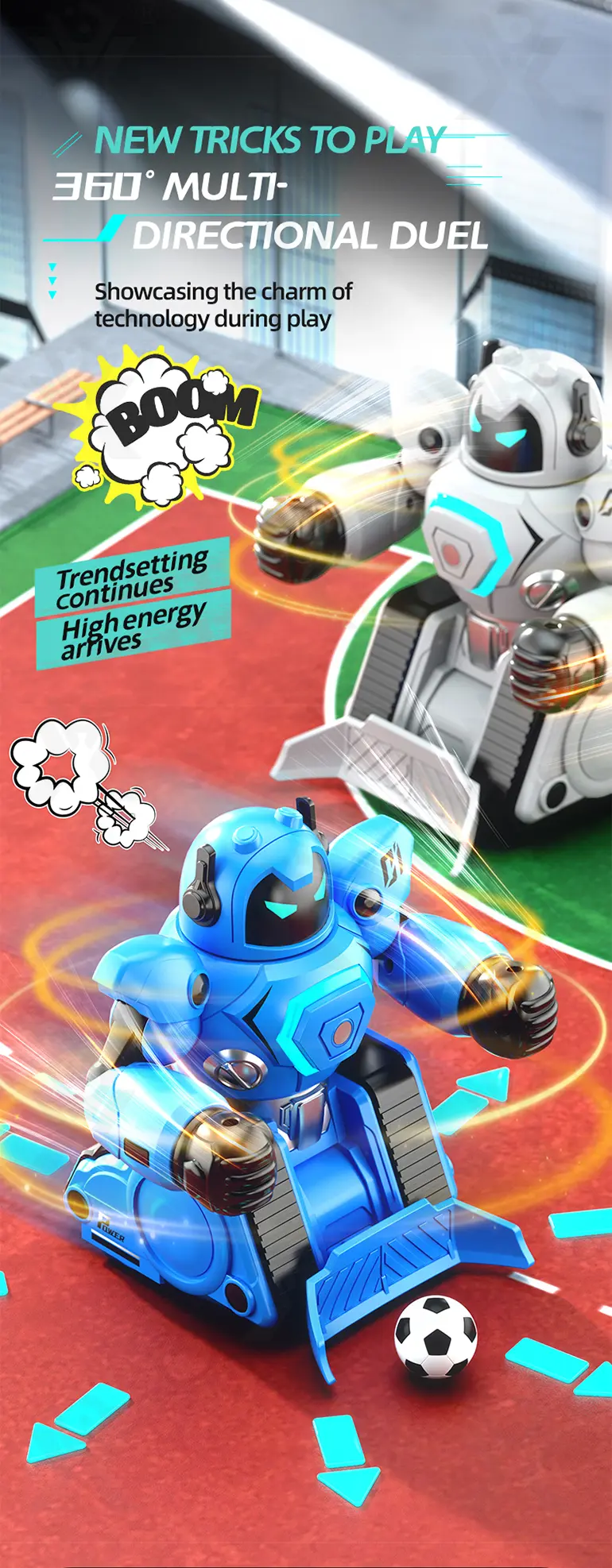 RC Fighting Robots Set (TB-4840726) — illustrated product details, panel 9