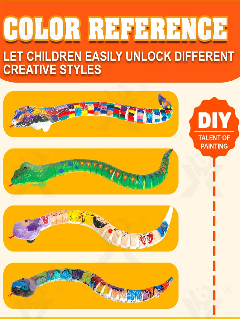 Graffiti RC Snake Toy Supply (TB-5097063) — illustrated product details, panel 5