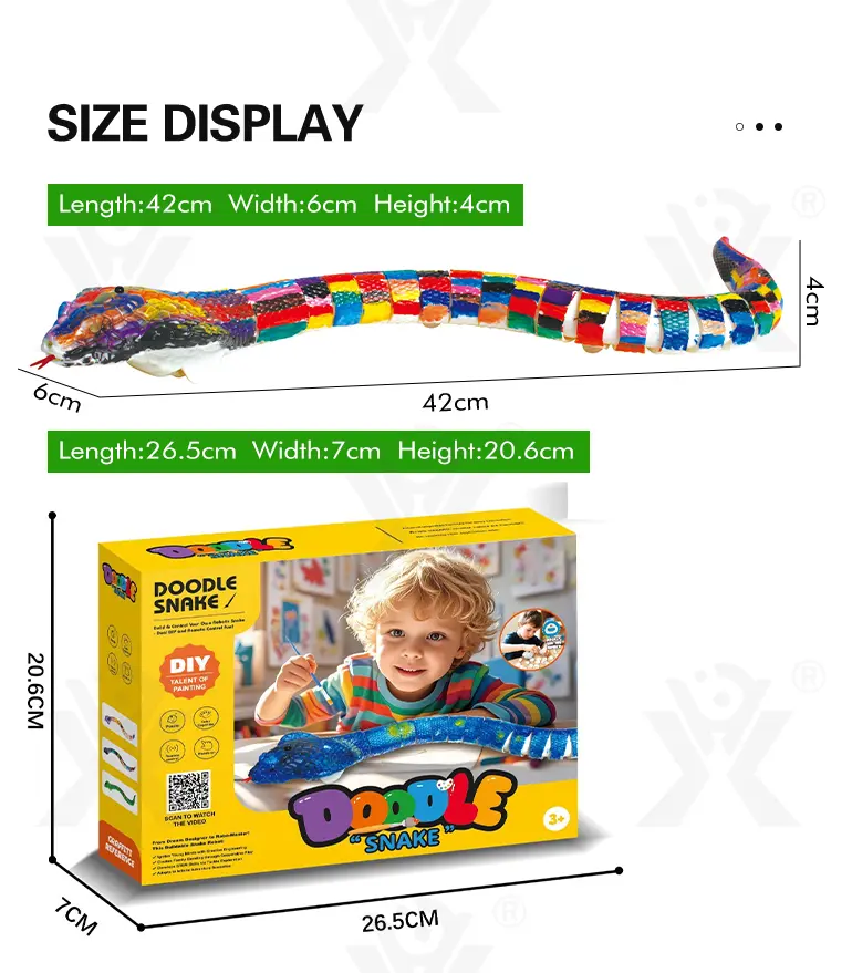 Graffiti RC Snake Toy Supply (TB-5097063) — illustrated product details, panel 9