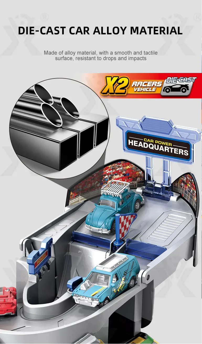 2-in-1 Helmet Transforms Racer Track Set (TB-4371411) — illustrated product details, panel 5