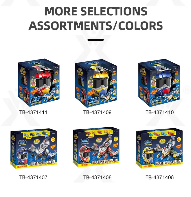 2-in-1 Helmet Transforms Racer Track Set (TB-4371411) — illustrated product details, panel 7