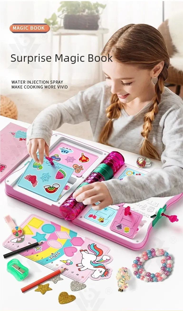 Magic Diary Toys, Secret Diary for Girls (TB-4009206) — illustrated product details, panel 1