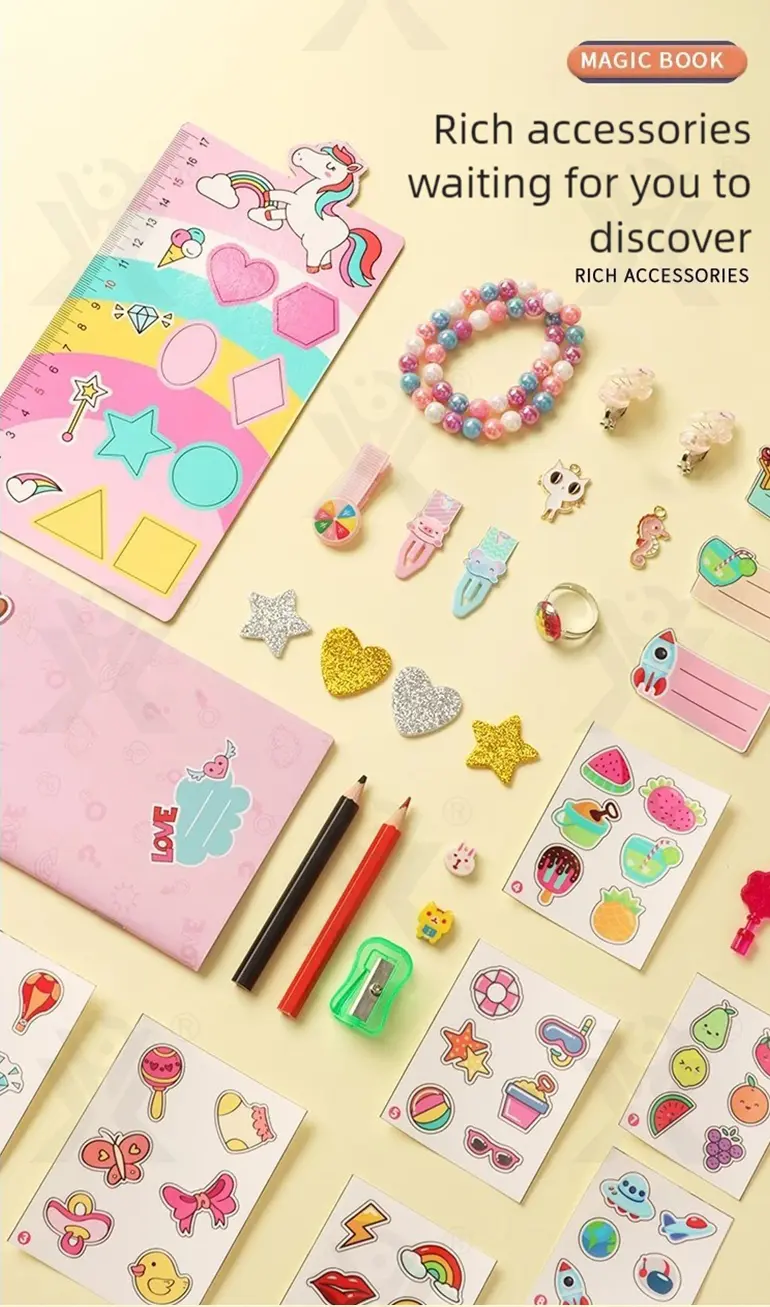 Magic Diary Toys, Secret Diary for Girls (TB-4009206) — illustrated product details, panel 2
