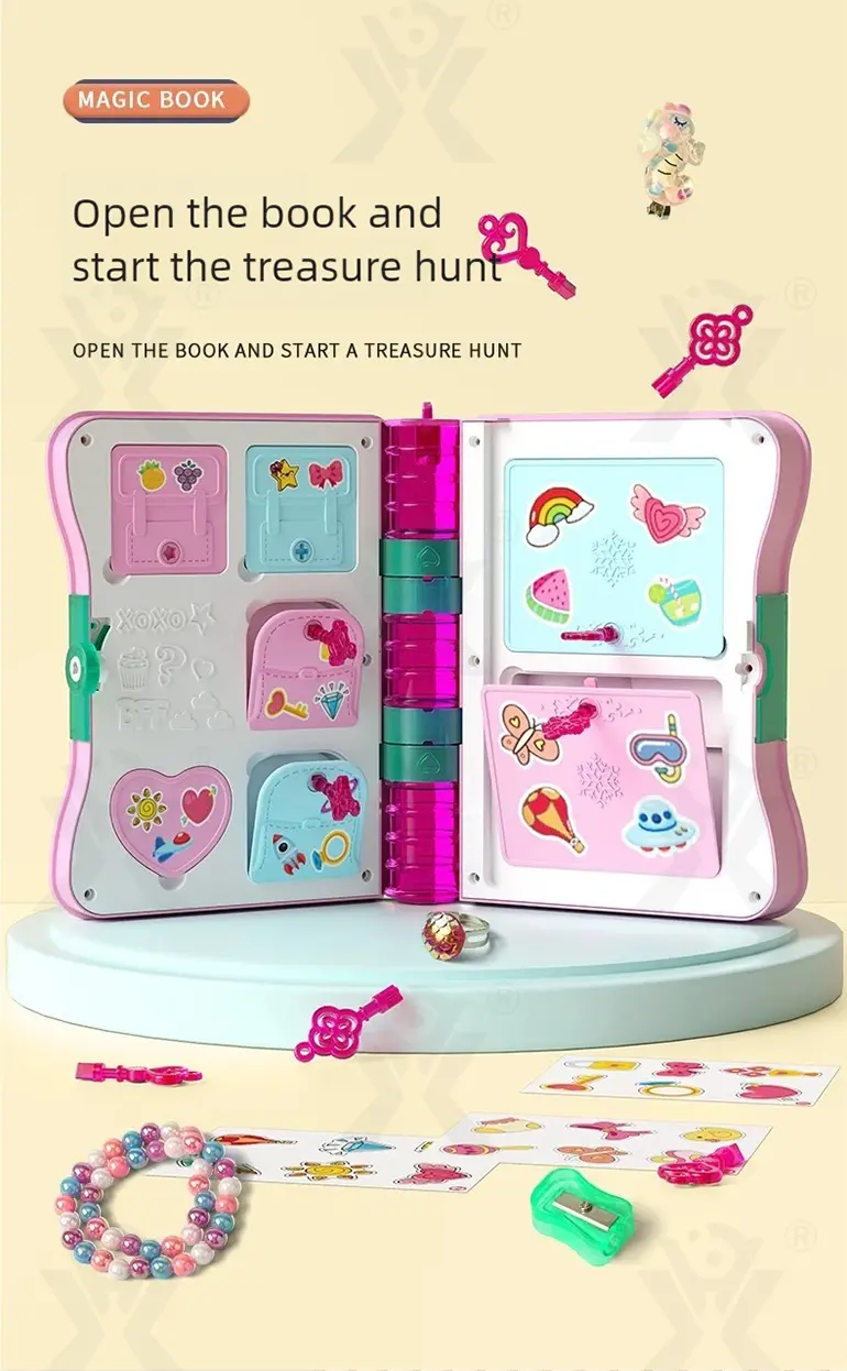 Magic Diary Toys, Secret Diary for Girls (TB-4009206) — illustrated product details, panel 4