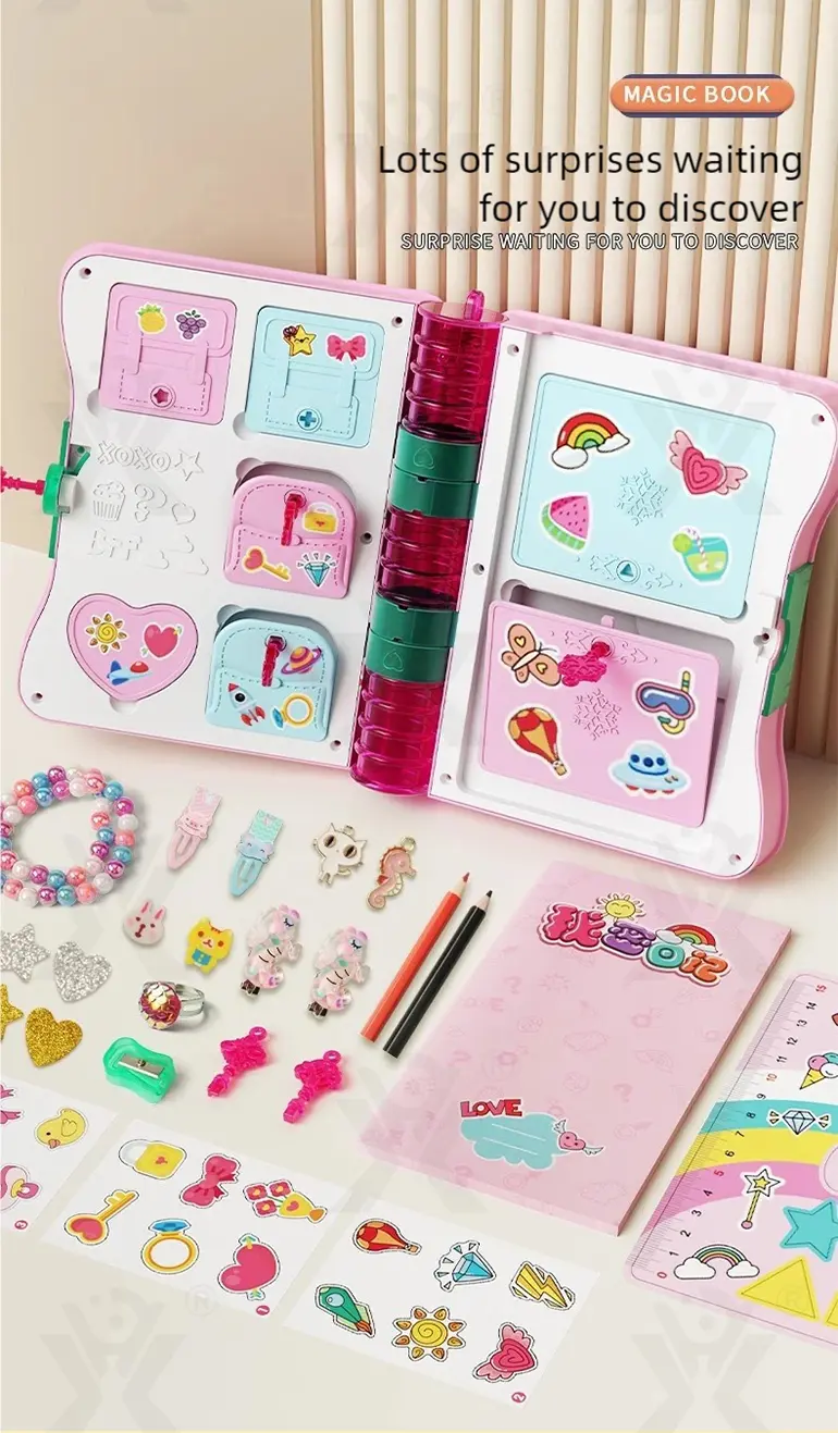 Magic Diary Toys, Secret Diary for Girls (TB-4009206) — illustrated product details, panel 5