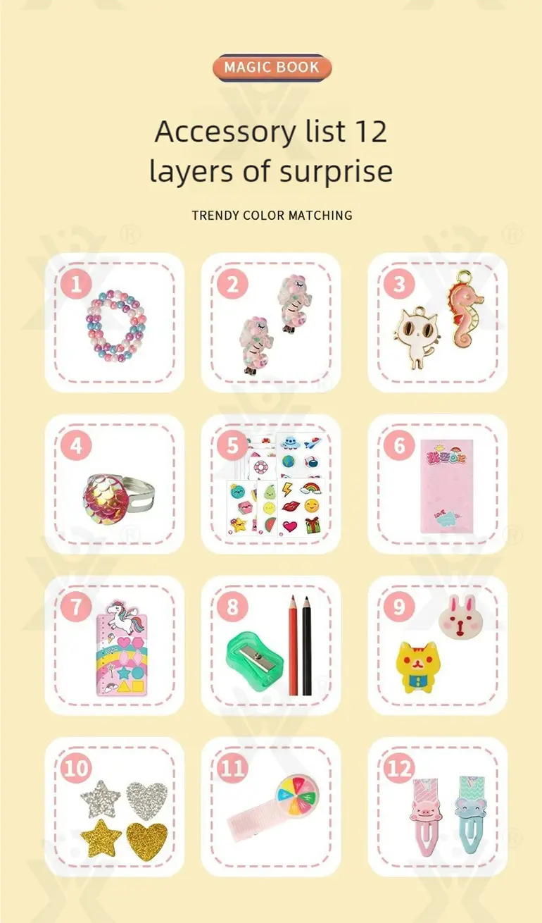Magic Diary Toys, Secret Diary for Girls (TB-4009206) — illustrated product details, panel 6