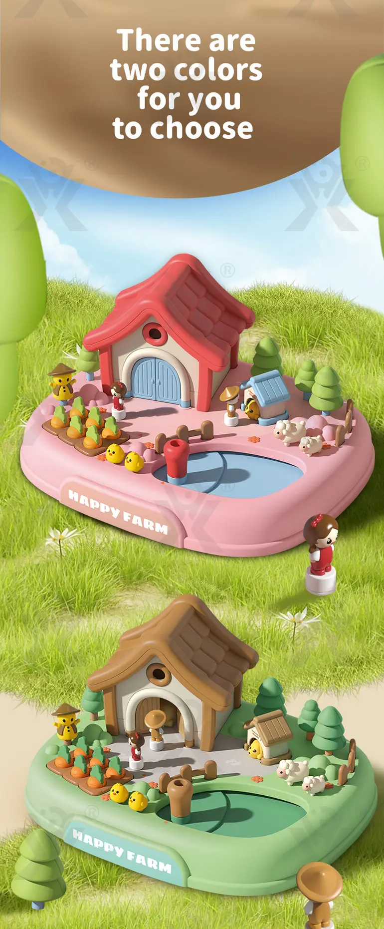 Children’s Magnetic Doll House Toy Table Game, Educational Family Fun Toy (TB-5071881) — illustrated product details, panel 5